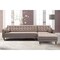 Armen Living Somerset Taupe Velvet Mid Century Modern Right Sectional Sofa LCSMSETAU - alternate 4